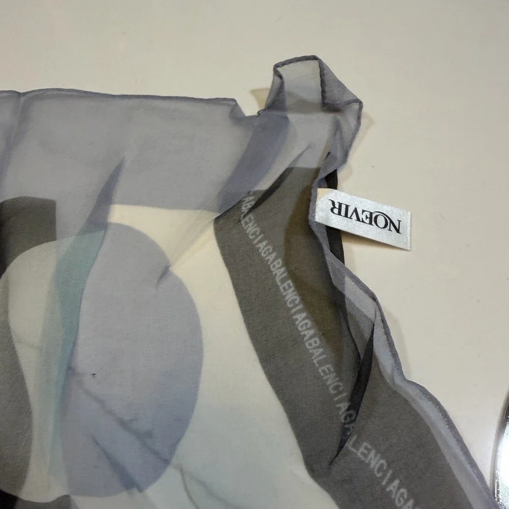 Balenciaga Paris Multicolor Scarf silk